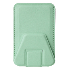 New Arrival PU Leather Card Holder with Adhesive Stick-on Stand Colorful Card Holder with Stand for Back of Phone