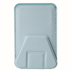 New Arrival PU Leather Card Holder with Adhesive Stick-on Stand Colorful Card Holder with Stand for Back of Phone