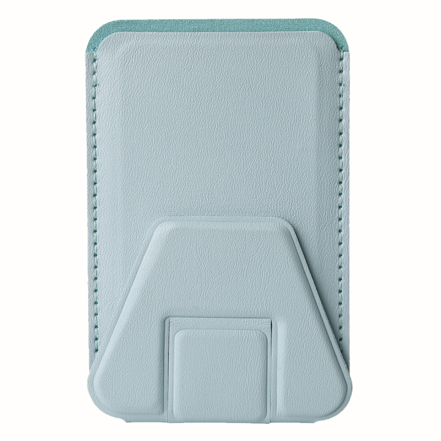 New Arrival PU Leather Card Holder with Adhesive Stick-on Stand Colorful Card Holder with Stand for Back of Phone
