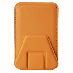 New Arrival PU Leather Card Holder with Adhesive Stick-on Stand Colorful Card Holder with Stand for Back of Phone