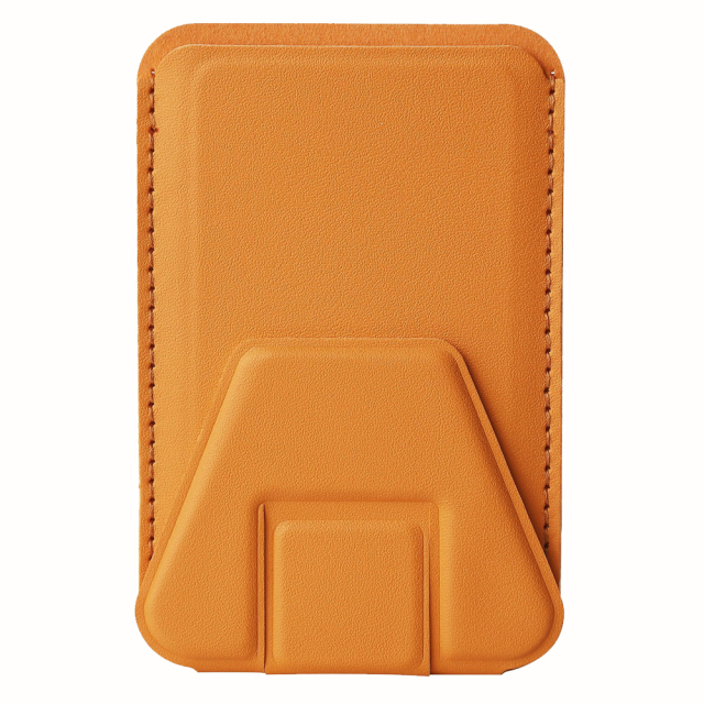 New Arrival PU Leather Card Holder with Adhesive Stick-on Stand Colorful Card Holder with Stand for Back of Phone