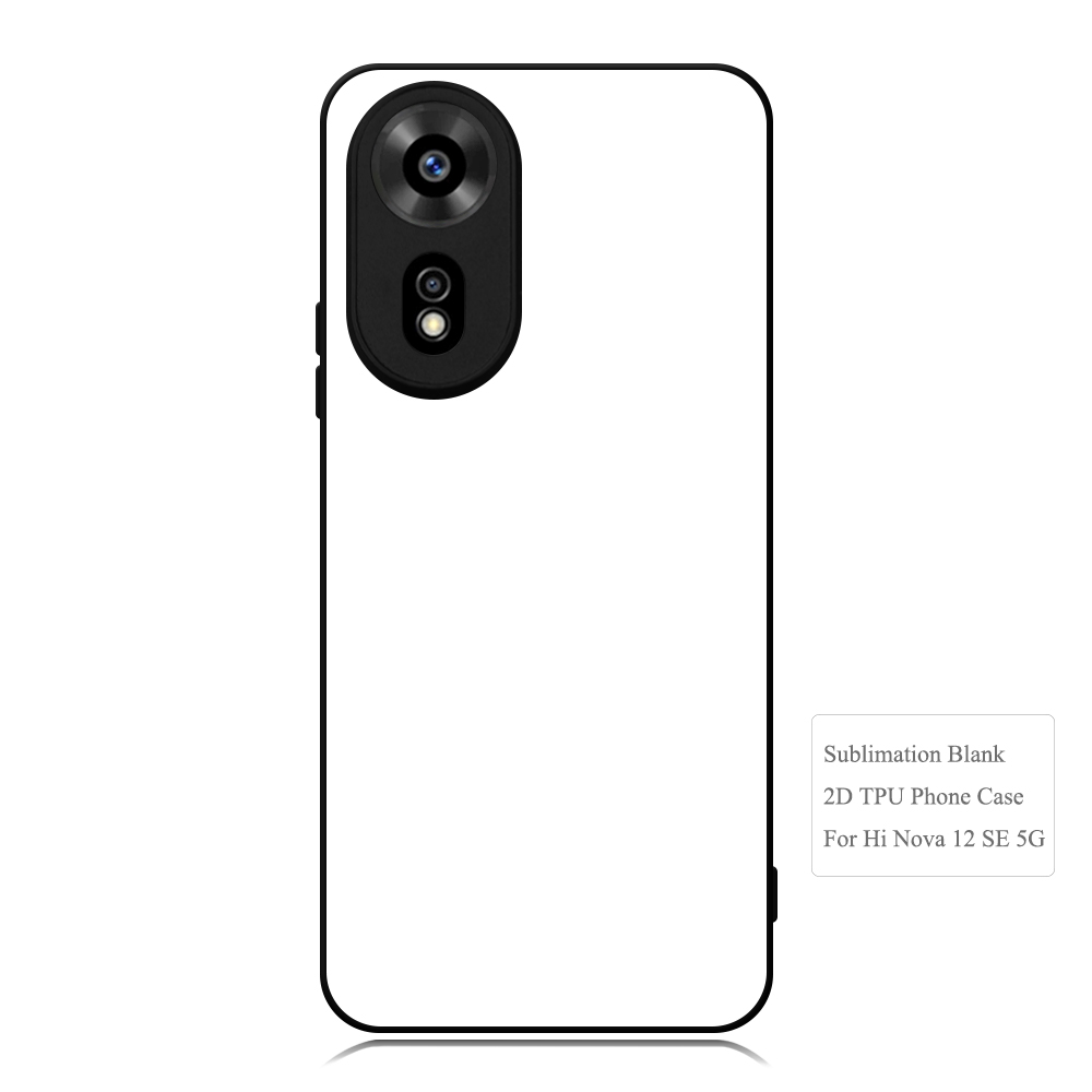 For Huawei Nova 13 Pro 5G,Nova 12 SE 5G,Huawei Nova Series Sublimation Blank Rubber 2D TPU Phone Case Cover