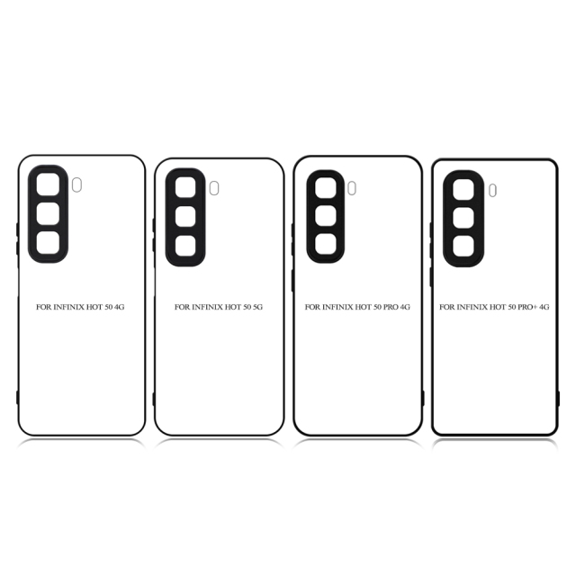 New Arrival Sublimation 2D TPU Phone Case for Infinix Hot 10 Lite,Infinix Hot 50 Series with Aluminum Insert