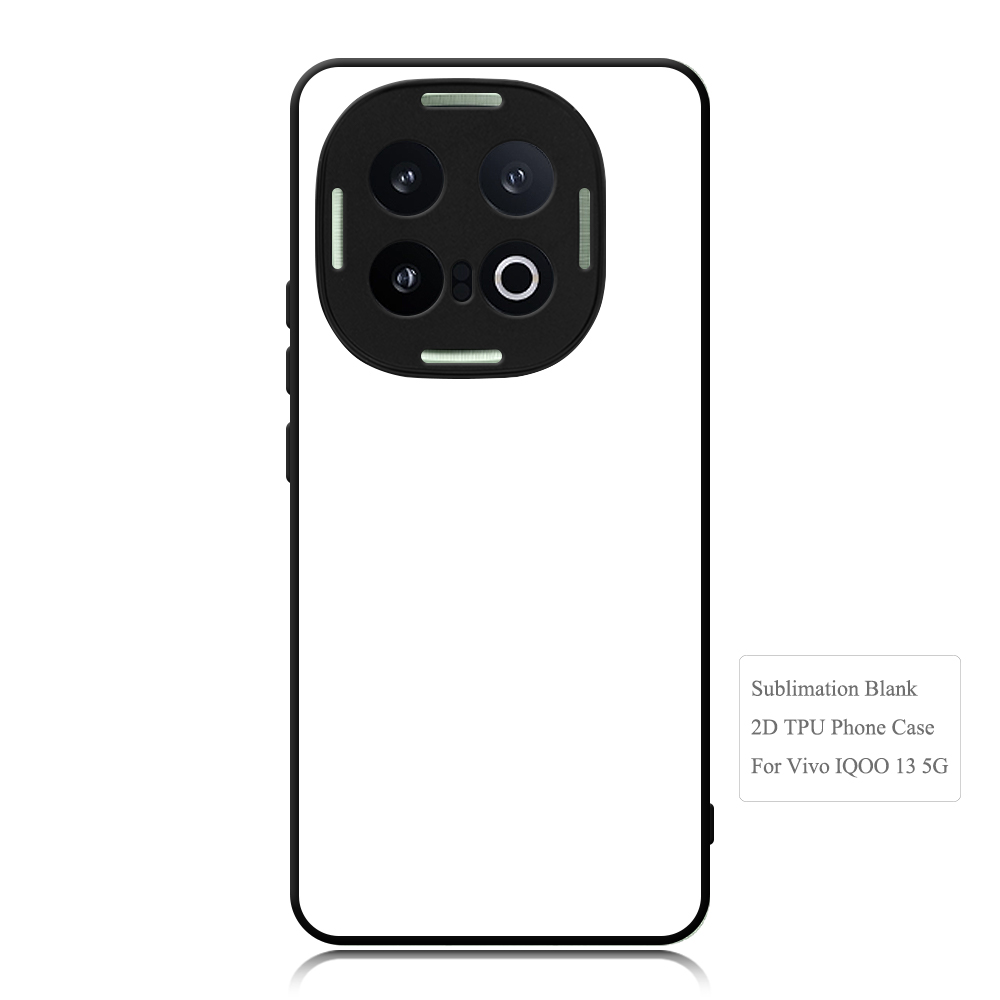 Smooth Sides!!! For Vivo IQOO 13 5G,IQOO 11 5G Custom Phone Case Soft Silicone 2D TPU+PC Phone Shell With Aluminum Insert For Submation Printing