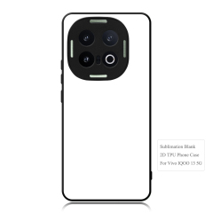Smooth Sides!!! For Vivo IQOO 13 5G,IQOO 11 5G Custom Phone Case Soft Silicone 2D TPU+PC Phone Shell With Aluminum Insert For Submation Printing