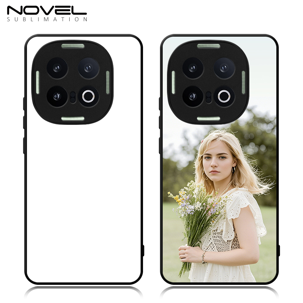 Smooth Sides!!! For Vivo IQOO 13 5G,IQOO 11 5G Custom Phone Case Soft Silicone 2D TPU+PC Phone Shell With Aluminum Insert For Submation Printing