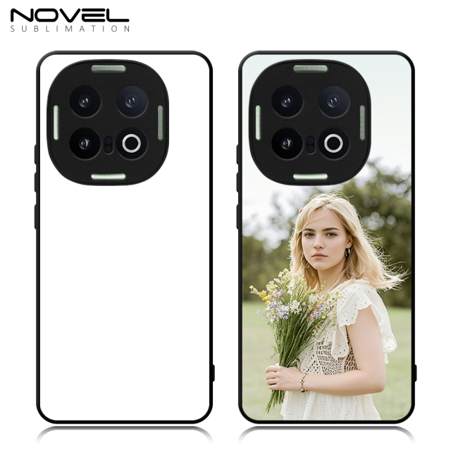 Smooth Sides!!! For Vivo IQOO 13 5G,IQOO 11 5G Custom Phone Case Soft Silicone 2D TPU+PC Phone Shell With Aluminum Insert For Submation Printing