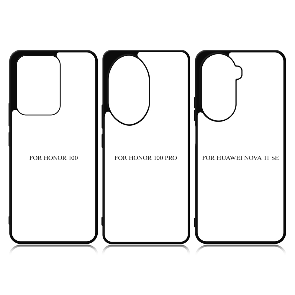 For Huawei Nova Series,Nova 8i,Nova 10,Nova 12 Sublimation 2D TPU Phone Case Cover With Aluminum Insert