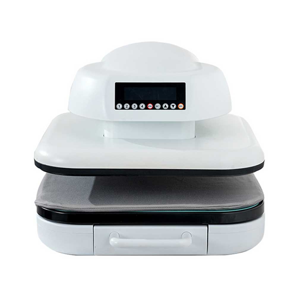 Electric Flat Plate Heat Press Machine Flat Machine CH2352 Pale Blue,White 38*38CM Sublimation Machine Personalized Customization Machine