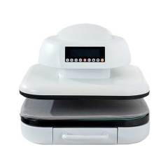 Electric Flat Plate Heat Press Machine Flat Machine CH2352 Pale Blue,White 38*38CM Sublimation Machine Personalized Customization Machine