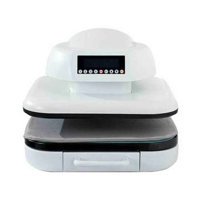 Electric Flat Plate Heat Press Machine Flat Machine CH2352 Pale Blue,White 38*38CM Sublimation Machine Personalized Customization Machine