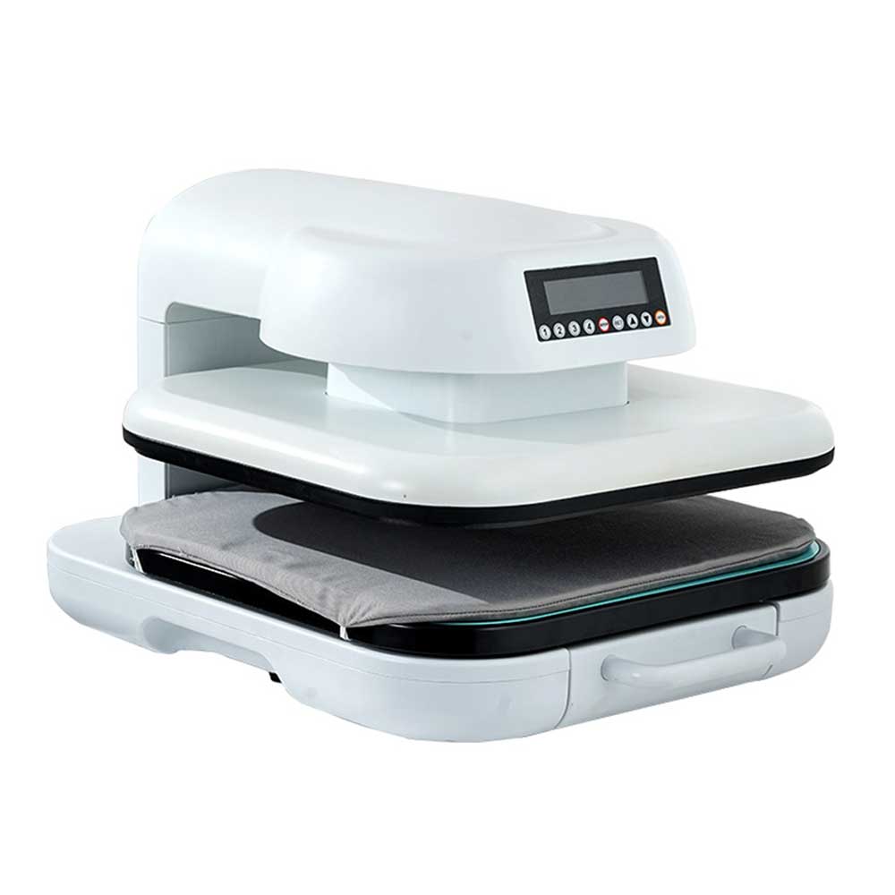 Electric Flat Plate Heat Press Machine Flat Machine CH2352 Pale Blue,White 38*38CM Sublimation Machine Personalized Customization Machine