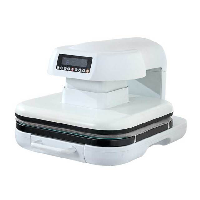 Electric Flat Plate Heat Press Machine Flat Machine CH2352 Pale Blue,White 38*38CM Sublimation Machine Personalized Customization Machine