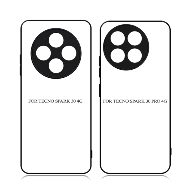 For Tecno Spark 30,Spark 20 Pro,Spark 20 Pro+.Tecno Spark 30C Sublimation 2D TPU Phone Case Cover With Aluminum Insert