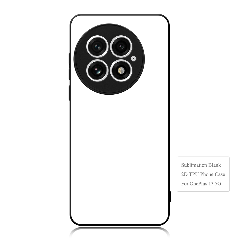 New Arrival For One Plus 13,11R 5G,One Plus12 Sublimation 2D TPU Phone Case With Aluminum Insert