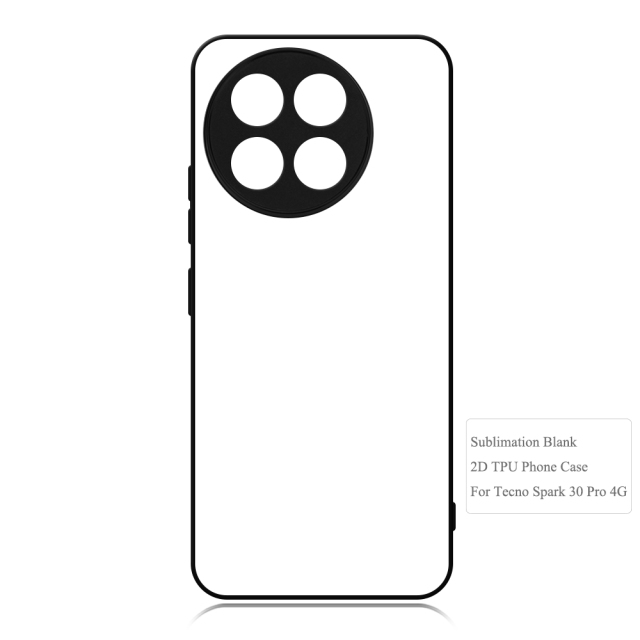 For Tecno Spark 30,Spark 20 Pro,Spark 20 Pro+.Tecno Spark 30C Sublimation 2D TPU Phone Case Cover With Aluminum Insert