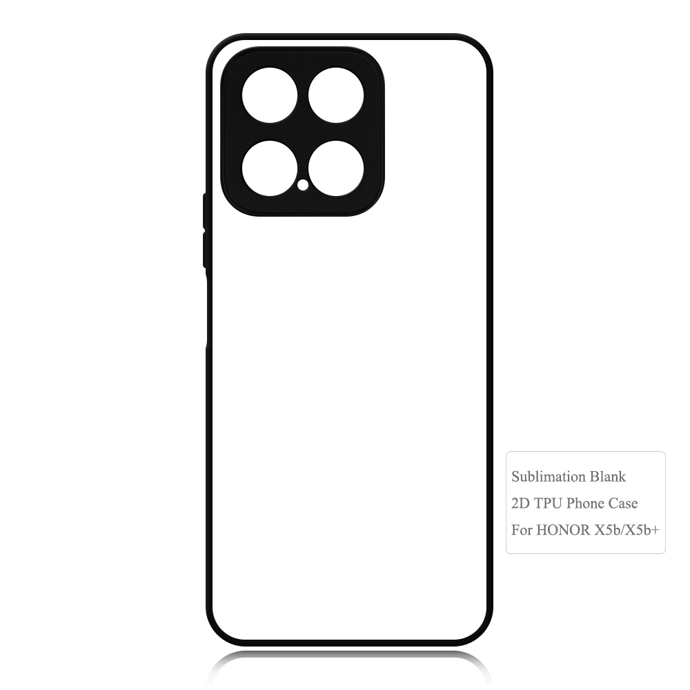 For Honor X8D, X6B 4G,X8B,X8C,Honor 90GT,Honor Series Sublimation Blank Rubber 2D TPU Phone Case Cover