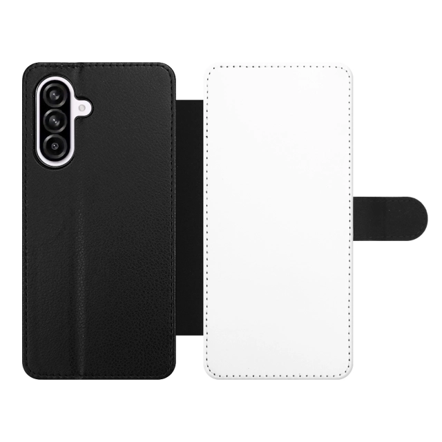 Sublimation Wallet Phone Case for Samsung A Series,Galaxy A56,A26,A06,A16A32,A72,A91 Kickstand Card Holder Slot Magnetic Flip PU Leather Shockproof Case Support Customization