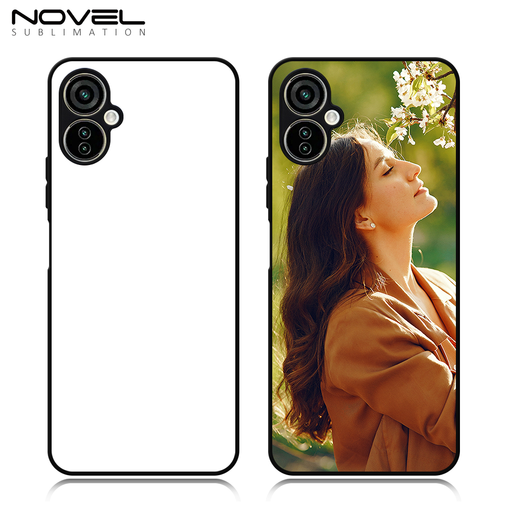 For Tecno Camon Series Camon 20/19/18/17/16/12 Sublimation 2D TPU Phone Case Soft Silicone Blank Phone Cover With Aluminum Insert