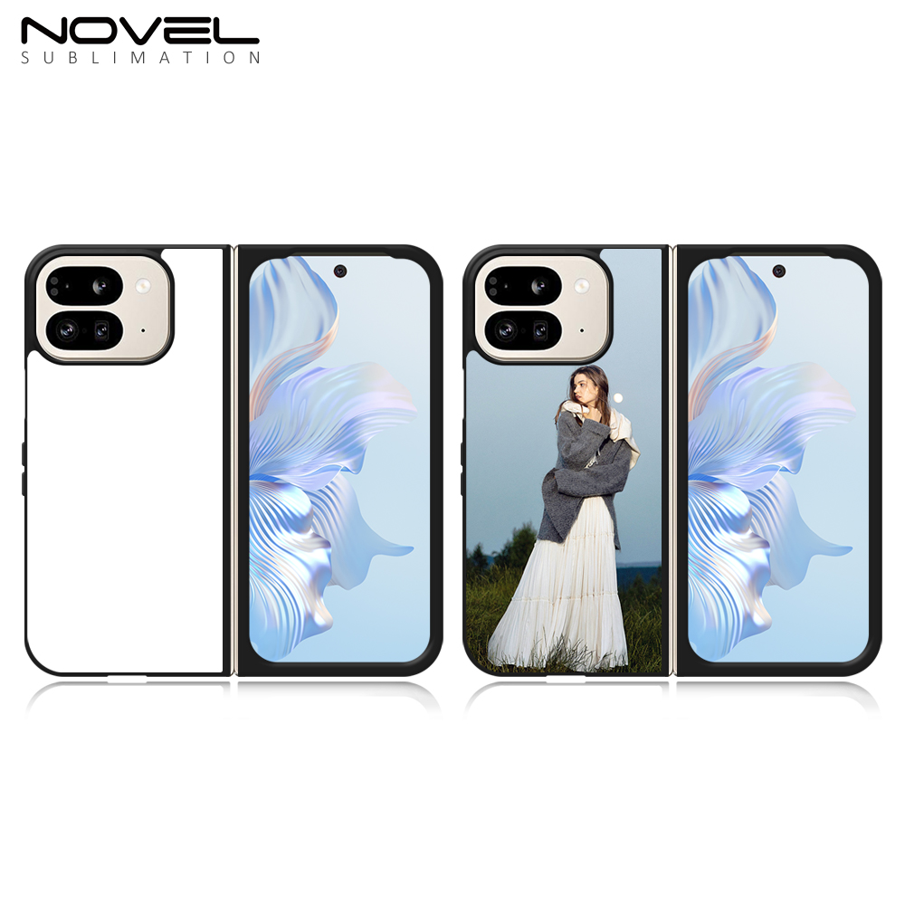 Sublimation Blank 2D TPU Phone Case for Google Pixel Fold,Google 9 Pro Fold DIY Shell With Aluminum Insert