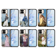 Sublimation Blank 2D TPU Phone Case for Google Pixel Fold,Google 9 Pro Fold DIY Shell With Aluminum Insert