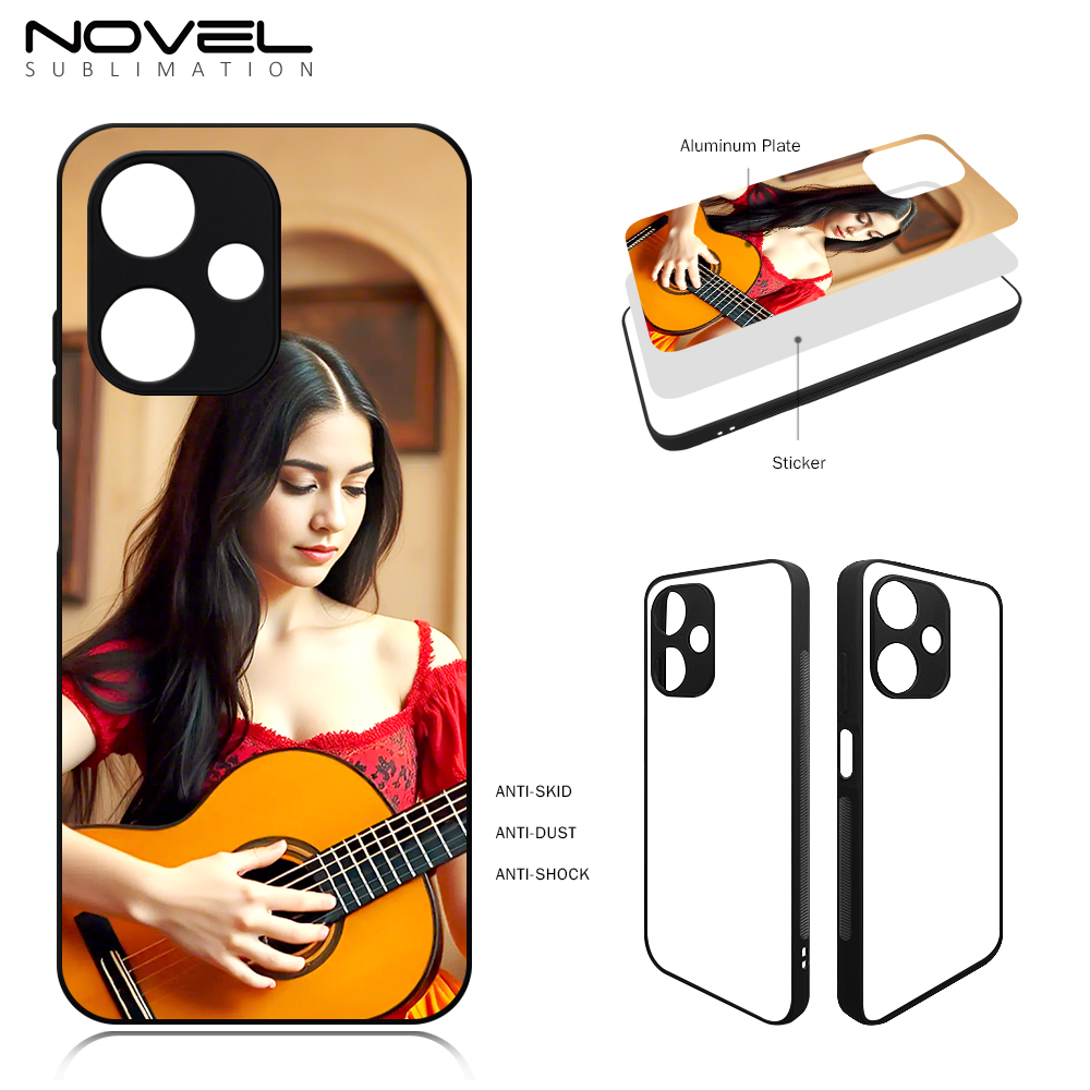 Sublimation 2D TPU Phone Case for Infinix Hot 10 Lite,Infinix Hot 30 Play,Infinix Hot 50 Series with Aluminum Insert