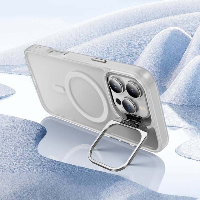 Skin-friendly Magnetic Mobile Phone Case fo iPhone 16,15,14,13,12,11 Series Phone Case with Lens Holder