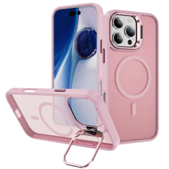 Skin-friendly Magnetic Mobile Phone Case fo iPhone 16,15,14,13,12,11 Series Phone Case with Lens Holder