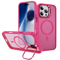 Skin-friendly Magnetic Mobile Phone Case fo iPhone 16,15,14,13,12,11 Series Phone Case with Lens Holder