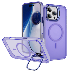 Skin-friendly Magnetic Mobile Phone Case fo iPhone 16,15,14,13,12,11 Series Phone Case with Lens Holder