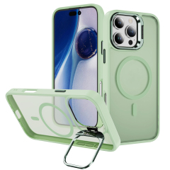 Skin-friendly Magnetic Mobile Phone Case fo iPhone 16,15,14,13,12,11 Series Phone Case with Lens Holder