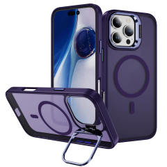 Skin-friendly Magnetic Mobile Phone Case fo iPhone 16,15,14,13,12,11 Series Phone Case with Lens Holder