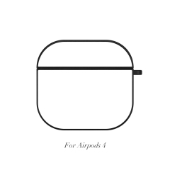 Sublimation Plastic Anti-drop Earphone Case For Airpods 4, For  Airpods 1/2/3/Pro DIY Earphone Holder