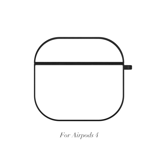 Sublimation Plastic Anti-drop Earphone Case For Airpods 4, For  Airpods 1/2/3/Pro DIY Earphone Holder