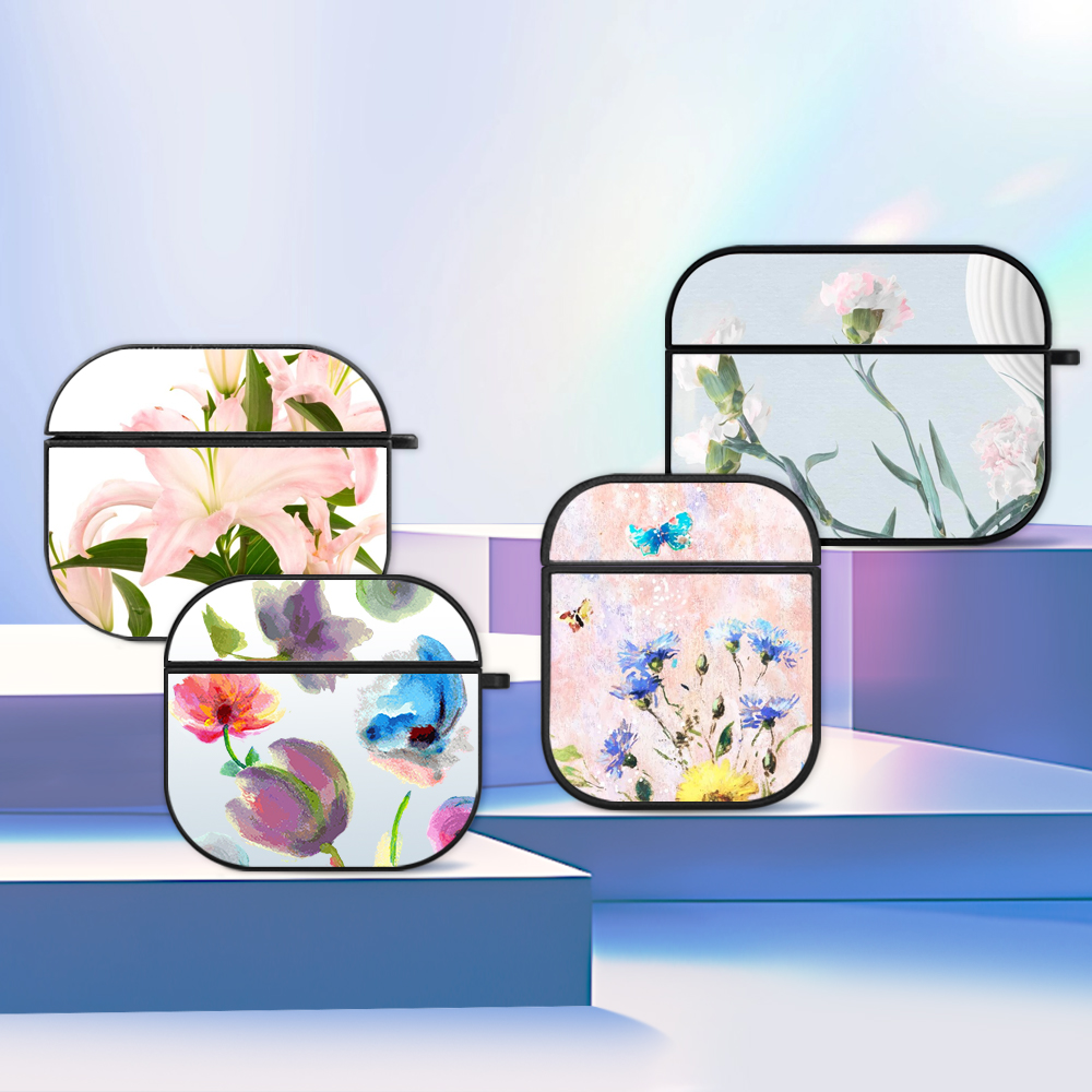 Sublimation Plastic Anti-drop Earphone Case For Airpods 4, For  Airpods 1/2/3/Pro DIY Earphone Holder