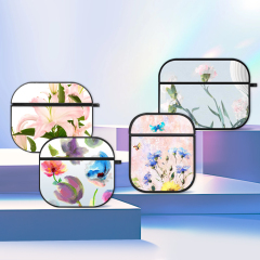 Sublimation Plastic Anti-drop Earphone Case For Airpods 4, For  Airpods 1/2/3/Pro DIY Earphone Holder