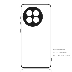 Blank Phone Case for One Plus ACE 2,ACE 3, ACE 3 Pro,ACE 3V,ACE5 5G CN Sublimation 2D TPU Phone Case With Aluminum Insert