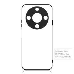 For Huawei Enjoy 70 Plus 5G,Huawei Enjoy Series Sublimation Blank Rubber 2D TPU PC Phone Case Cover