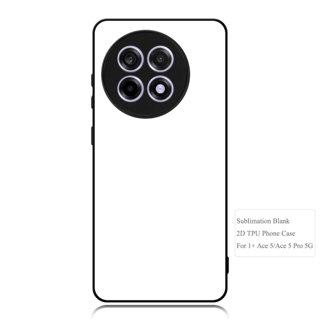 New Arrival For One Plus ACE 3 Sublimation 2D TPU Phone Case With Aluminum Insert