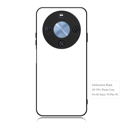 For Huawei Enjoy 70 Plus 5G,Huawei Enjoy Series Sublimation Blank Rubber 2D TPU PC Phone Case Cover