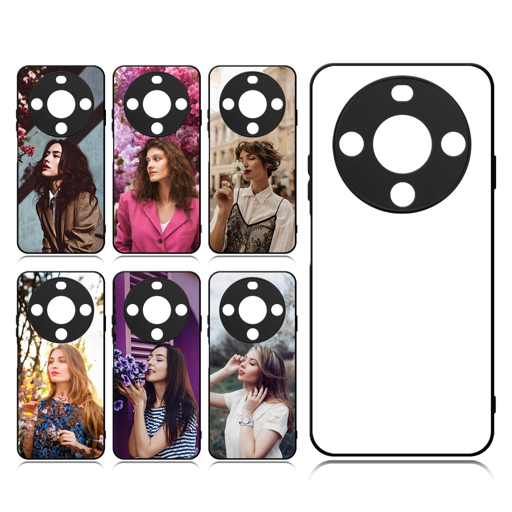 For Huawei Enjoy 70 Plus 5G,Huawei Enjoy Series Sublimation Blank Rubber 2D TPU PC Phone Case Cover