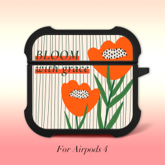 Sublimation Four Corner Anti-drop Earphone Case For Airpods 4/1/2/3 DIY Earphone Holder Soft TPU Earphone  Case