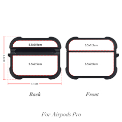 Sublimation Four Corner Anti-drop Earphone Case For Airpods 4/1/2/3 DIY Earphone Holder Soft TPU Earphone  Case