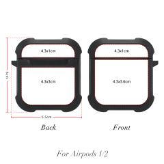 Sublimation Four Corner Anti-drop Earphone Case For Airpods 4/1/2/3 DIY Earphone Holder Soft TPU Earphone  Case