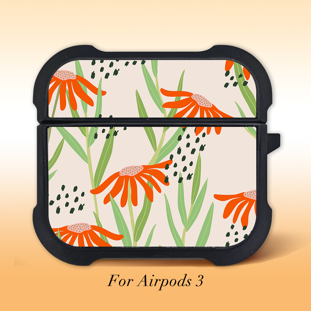 Sublimation Four Corner Anti-drop Earphone Case For Airpods 4/1/2/3, Airpods Pro 3/ Airpods Pro 2/ Airpods Pro, DIY Earphone Holder Soft TPU Earphone Case