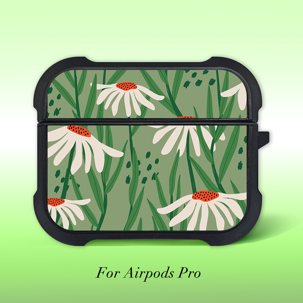 Sublimation Four Corner Anti-drop Earphone Case For Airpods 4/1/2/3, Airpods Pro 3/ Airpods Pro 2/ Airpods Pro, DIY Earphone Holder Soft TPU Earphone Case