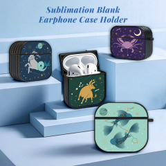 Sublimation Plastic Anti-drop Earphone Case For Airpods 4, For  Airpods 1/2/3/Pro DIY Earphone Holder