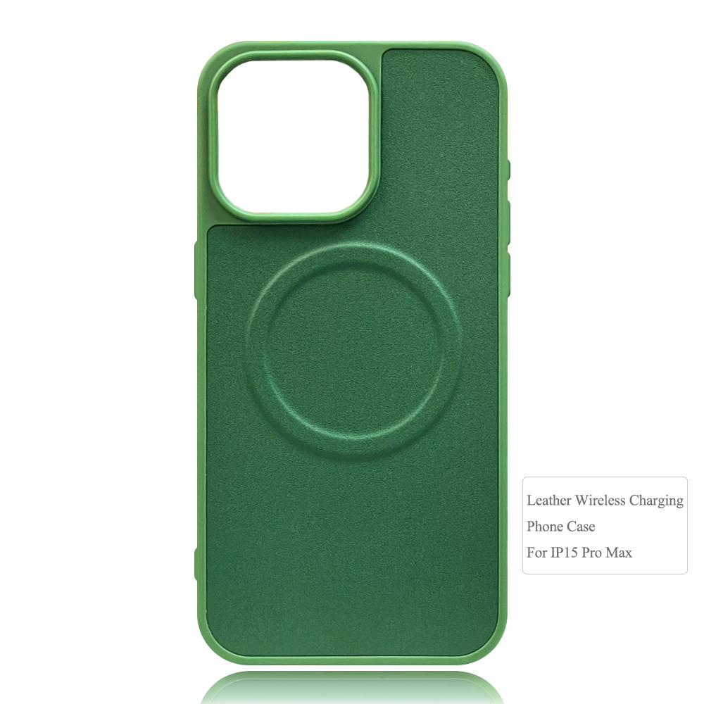 High Quality Wireless Charging Phone Case Silicone & Leather Phone Case for iPhone 16,15,12,11 Series