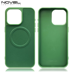 High Quality Wireless Charging Phone Case Silicone & Leather Phone Case for iPhone 16,15,12,11 Series