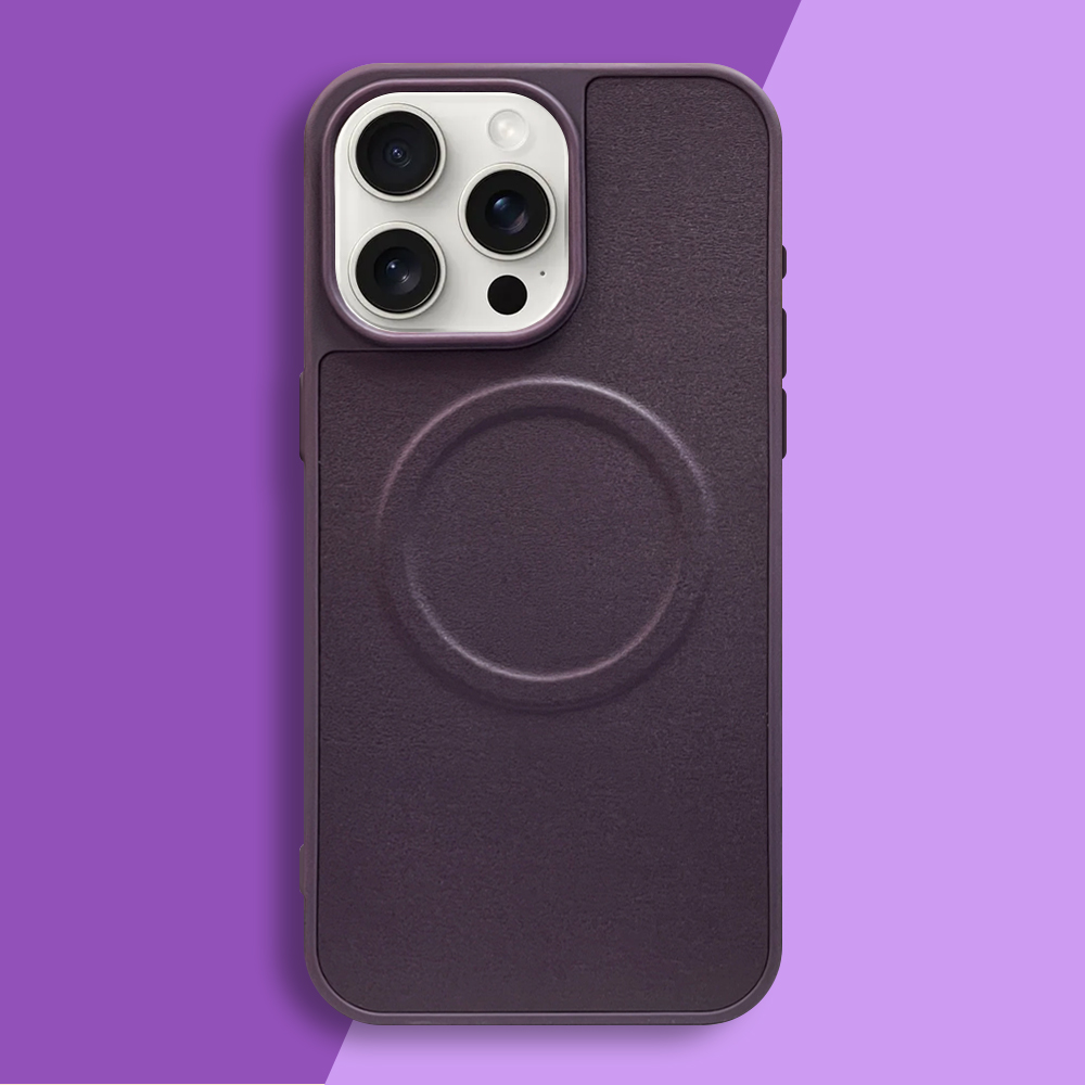 High Quality Wireless Charging Phone Case Silicone & Leather Phone Case for iPhone 16,15,12,11 Series